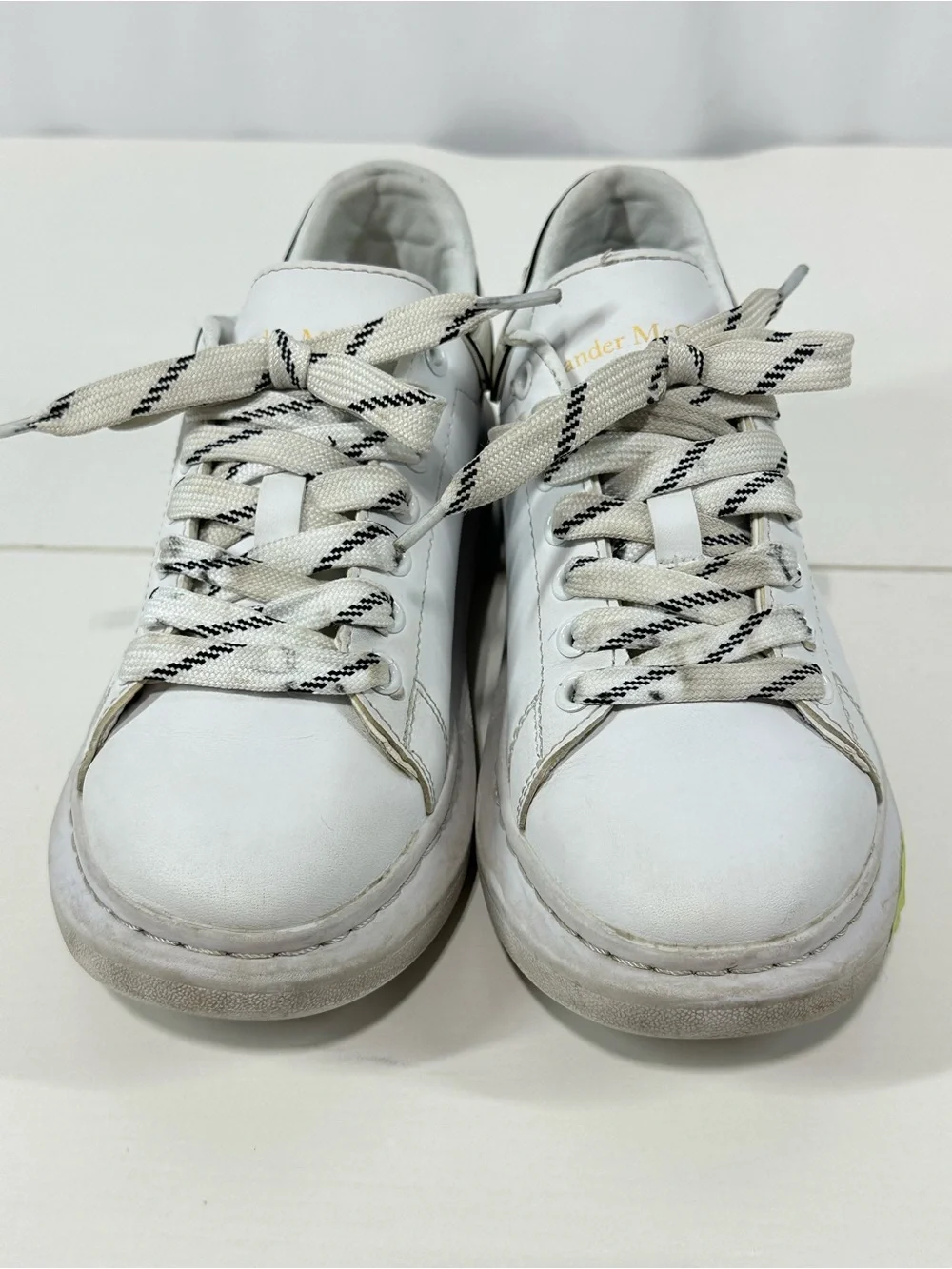 #337 Alexander McQueen Sneakers Women’s Size 6 US Oversized Low Top White